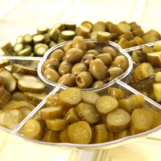 Cucumber and Olive Platter