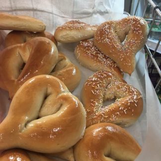 Sweet heart shaped bagels (2 pack)
